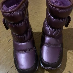 Purple Snow boots